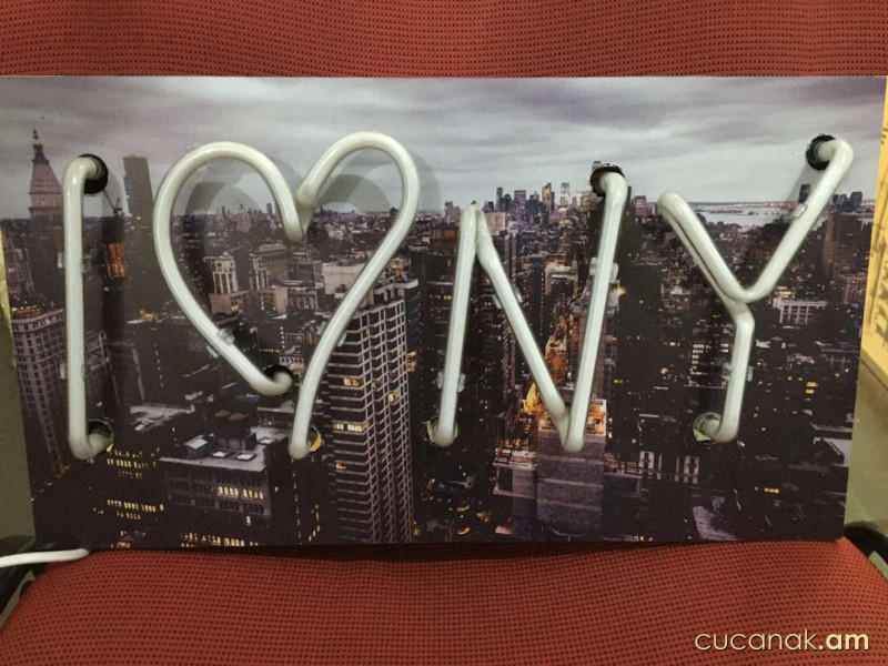 Neon lighting letters