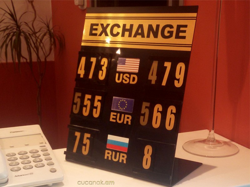 Տարադրամի փոխանակում կանգնակ