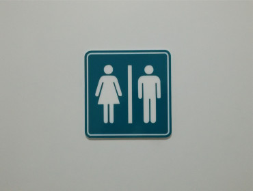 WC plaque sign
